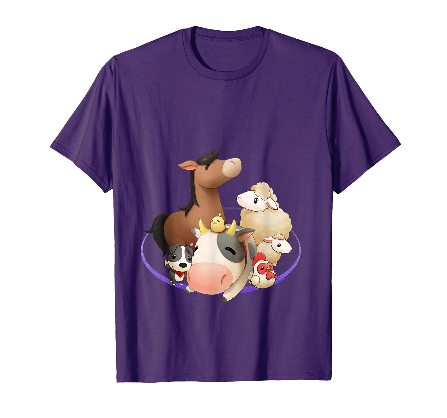 Official Harvest Moon Animal Friends T-Shirt T-Shirt