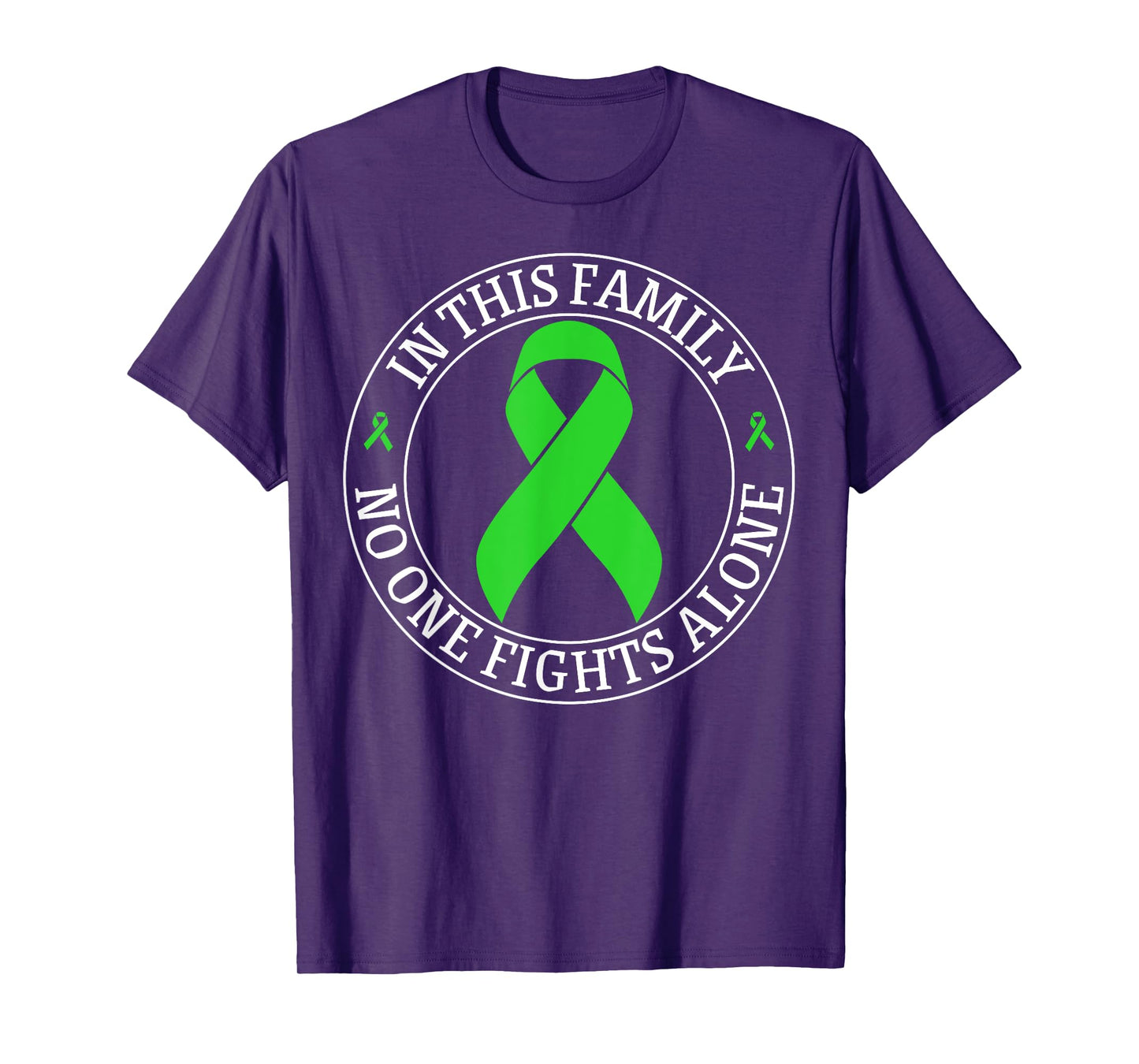 In This Family No-one Fight Alone Lymphoma Cancer Awareness T-Shirt