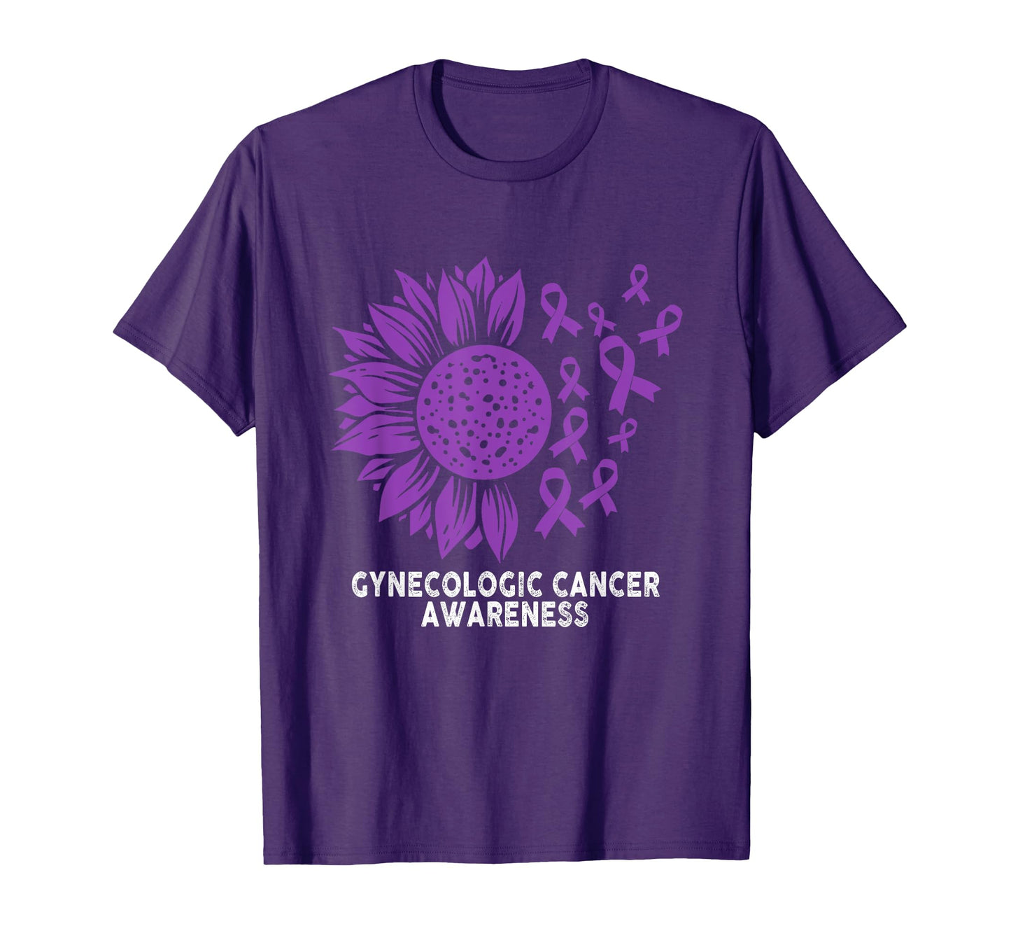Gynecologic Cancer Awareness Gynecologic Cancer Sunflower T-Shirt