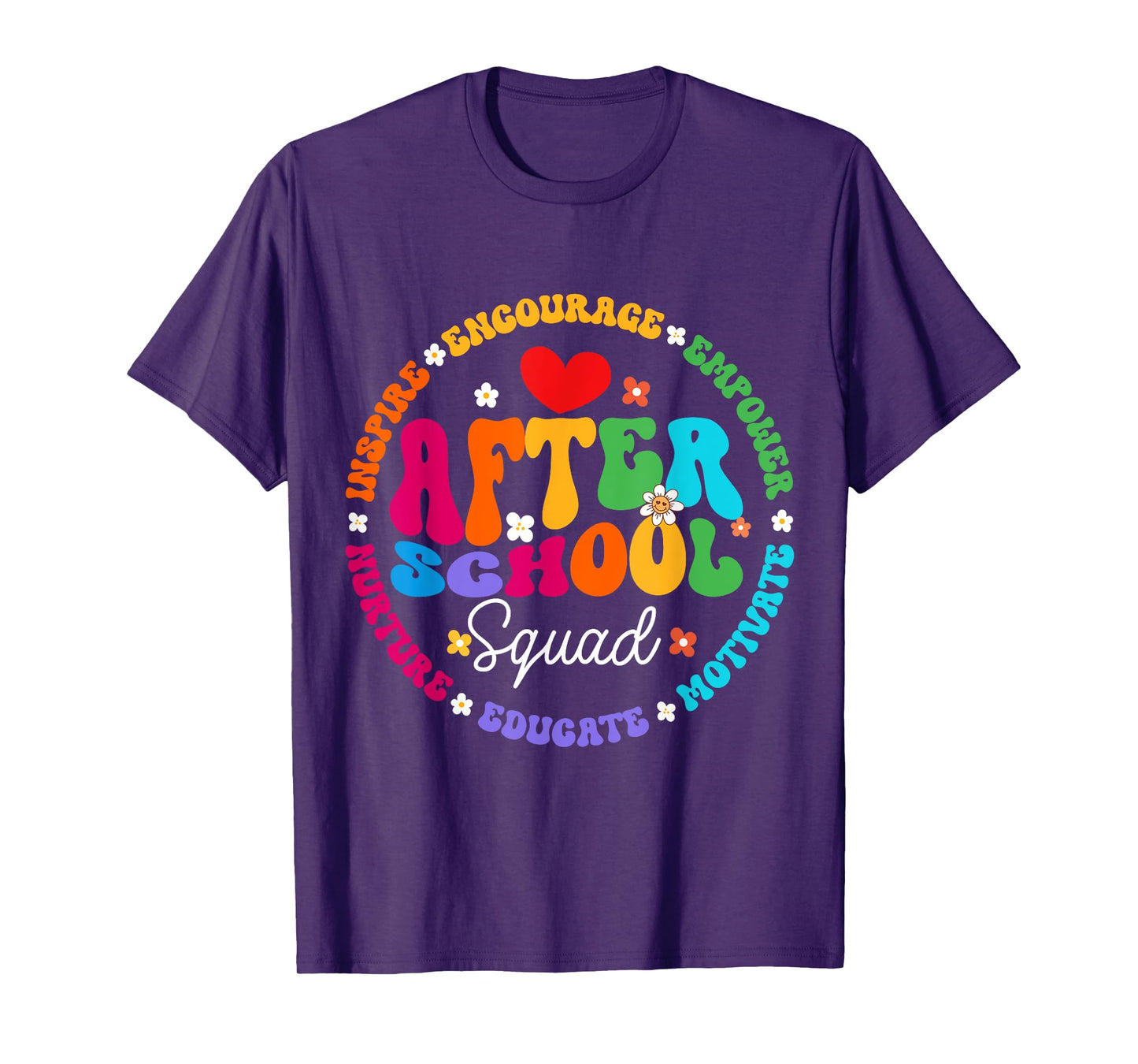 Groovy After School Squad After School Program Staff T-Shirt