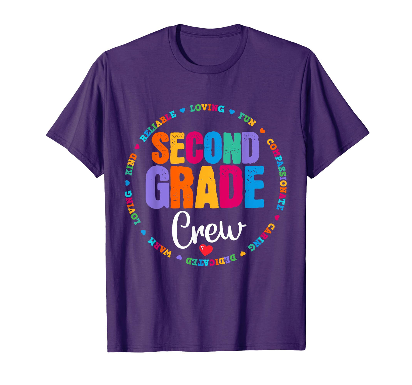 Second Grade Crew 2nd Back to School Teacher Team Squad T-Shirt