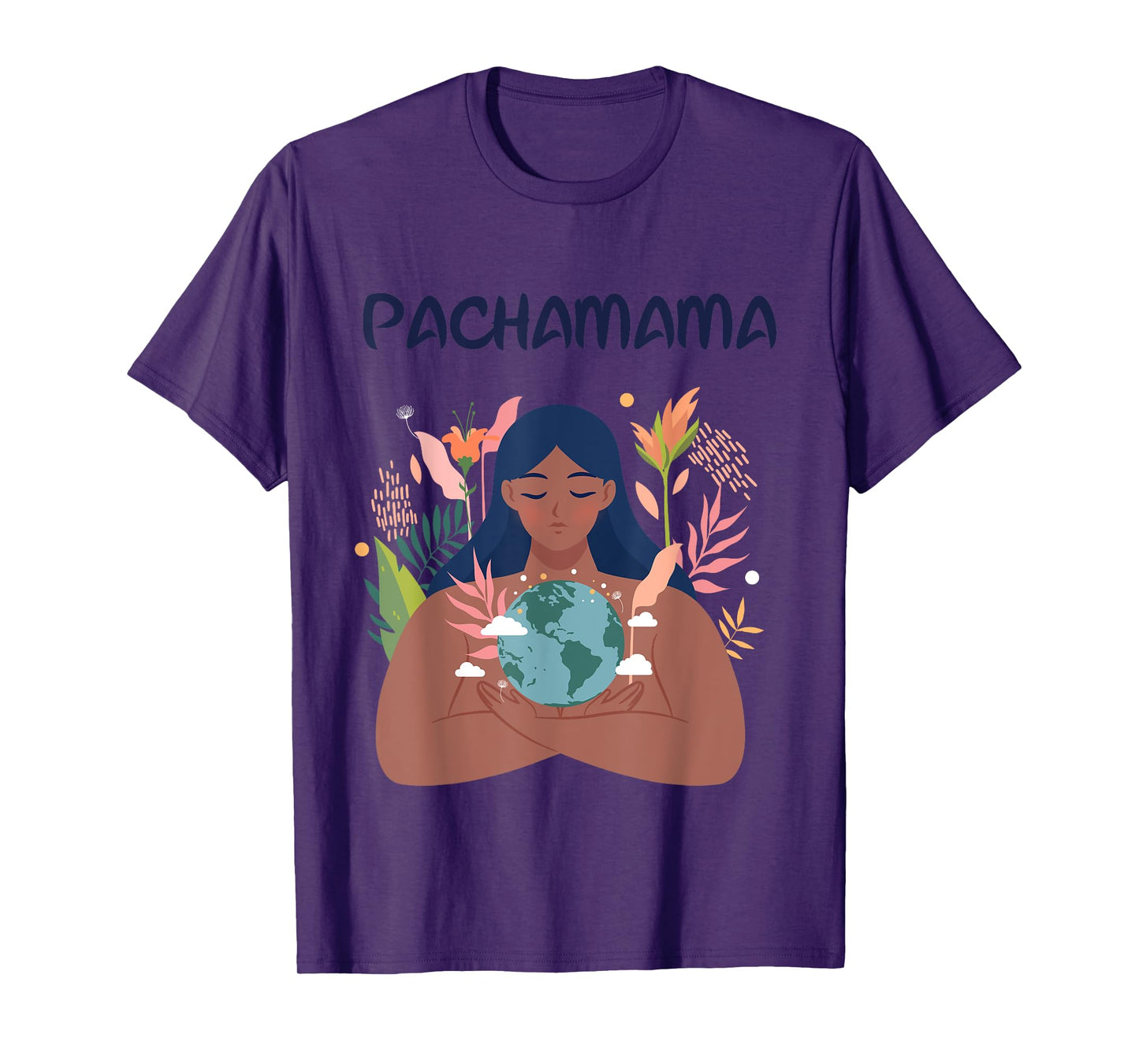 Pachamama Mother Earth Nature Environmentalist Latino Gaia T-Shirt