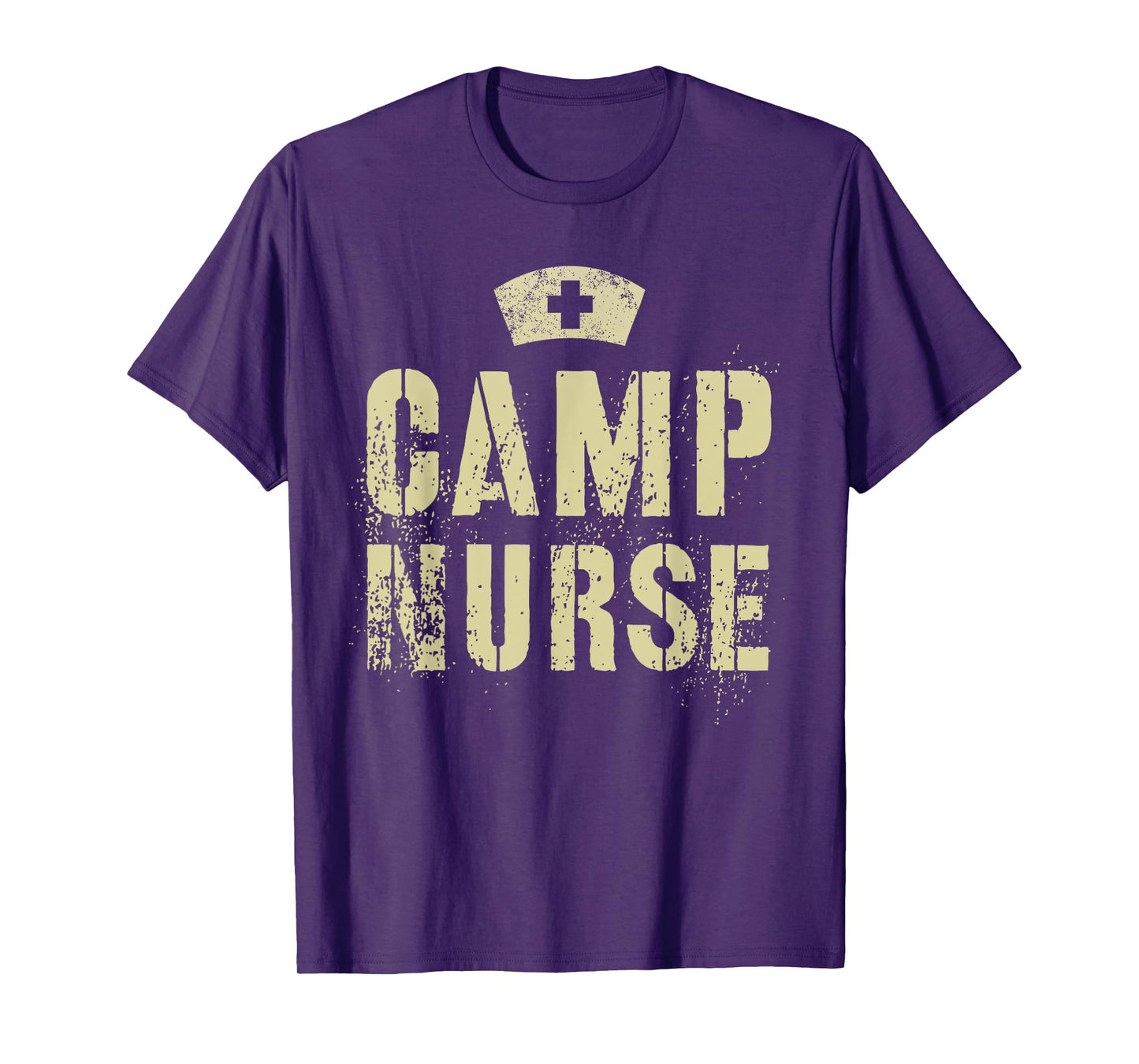Vintage CAMP NURSE Nursing School RN NP Girls Camping Trip T-Shirt