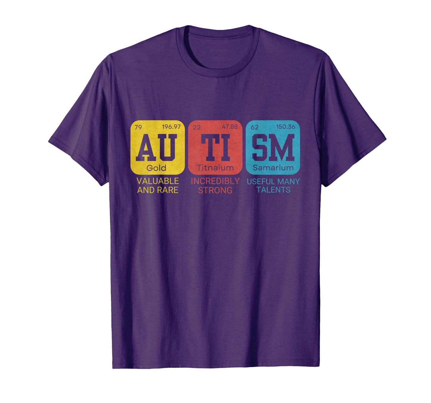 Autism Elements Periodic Table Awareness ASD T-Shirt