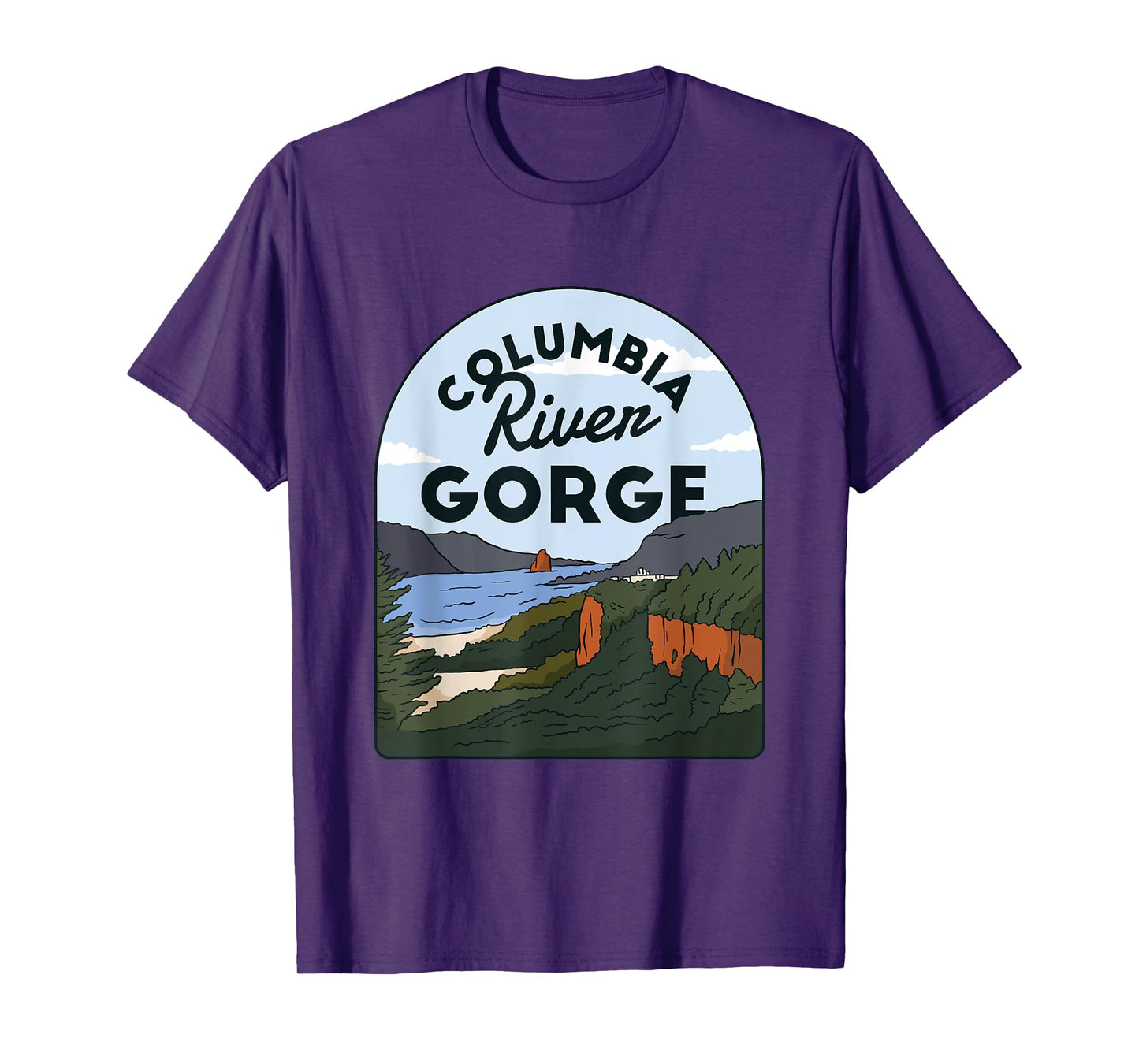 Columbia River Gorge Oregon Travel Nature Portland Salem T-Shirt