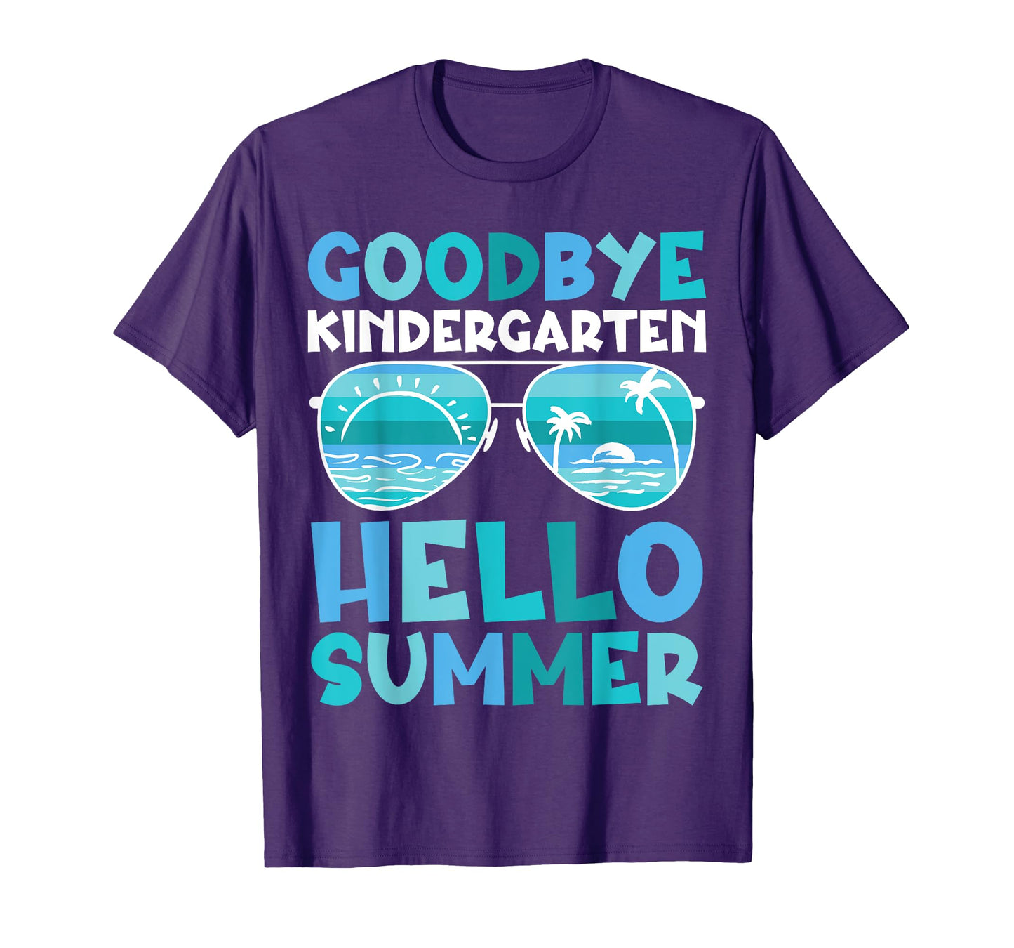 Goodbye Kindergarten Hello Summer Kinder Graduate Kids T-Shirt