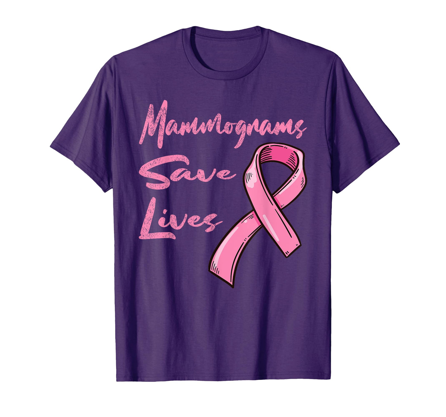 Mammograms Save Lives Breast Cancer Awareness T-Shirt