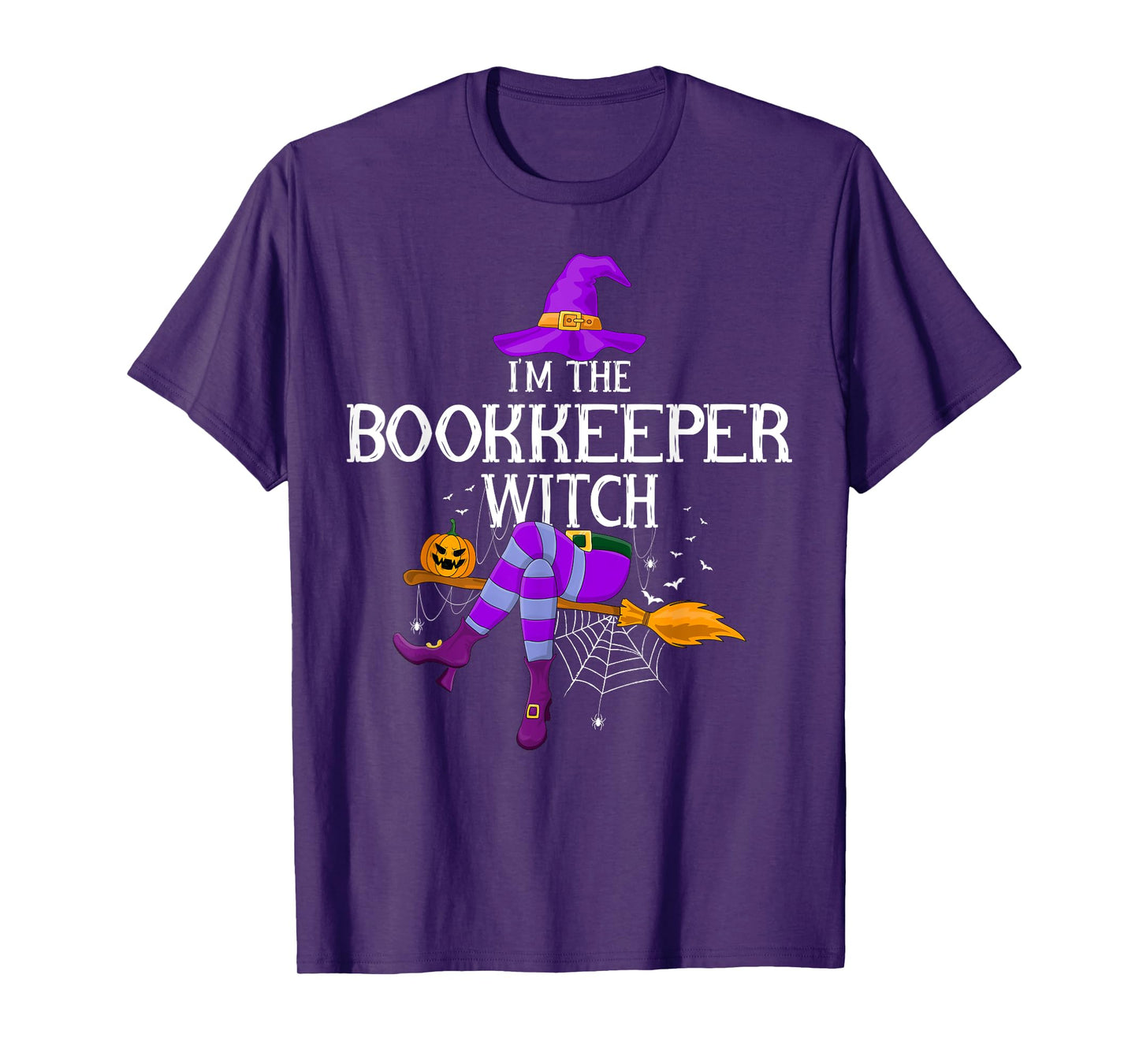 Matching Family Costume I'm The Bookkeeper Witch Halloween T-Shirt