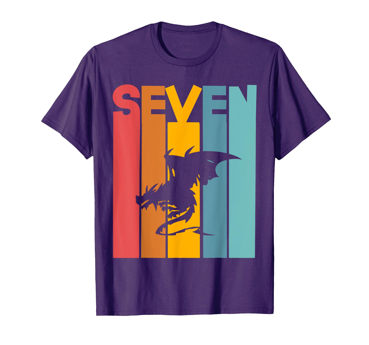 7th Birthday Dragon Children 7 Years Old T-Shirt