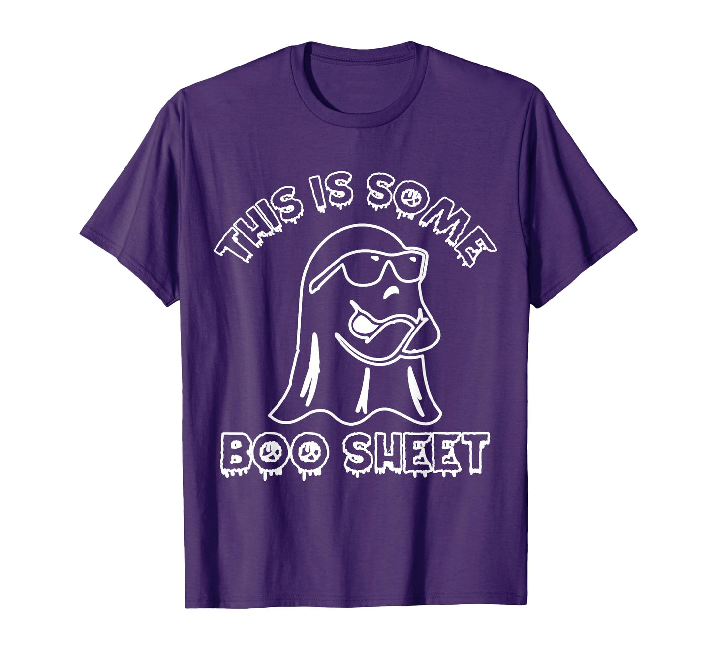 Retro Halloween Costume This is Boo Sheet Ghost Men Women T-Shirt