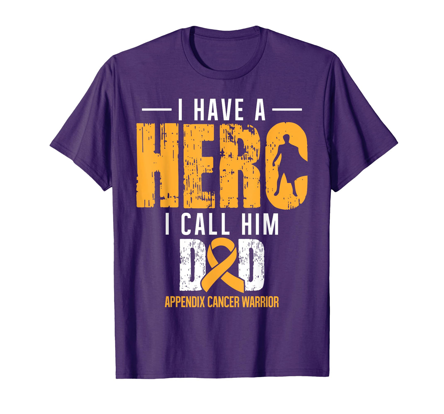Appendix Cancer Awareness Ribbon T Shirts T-Shirt