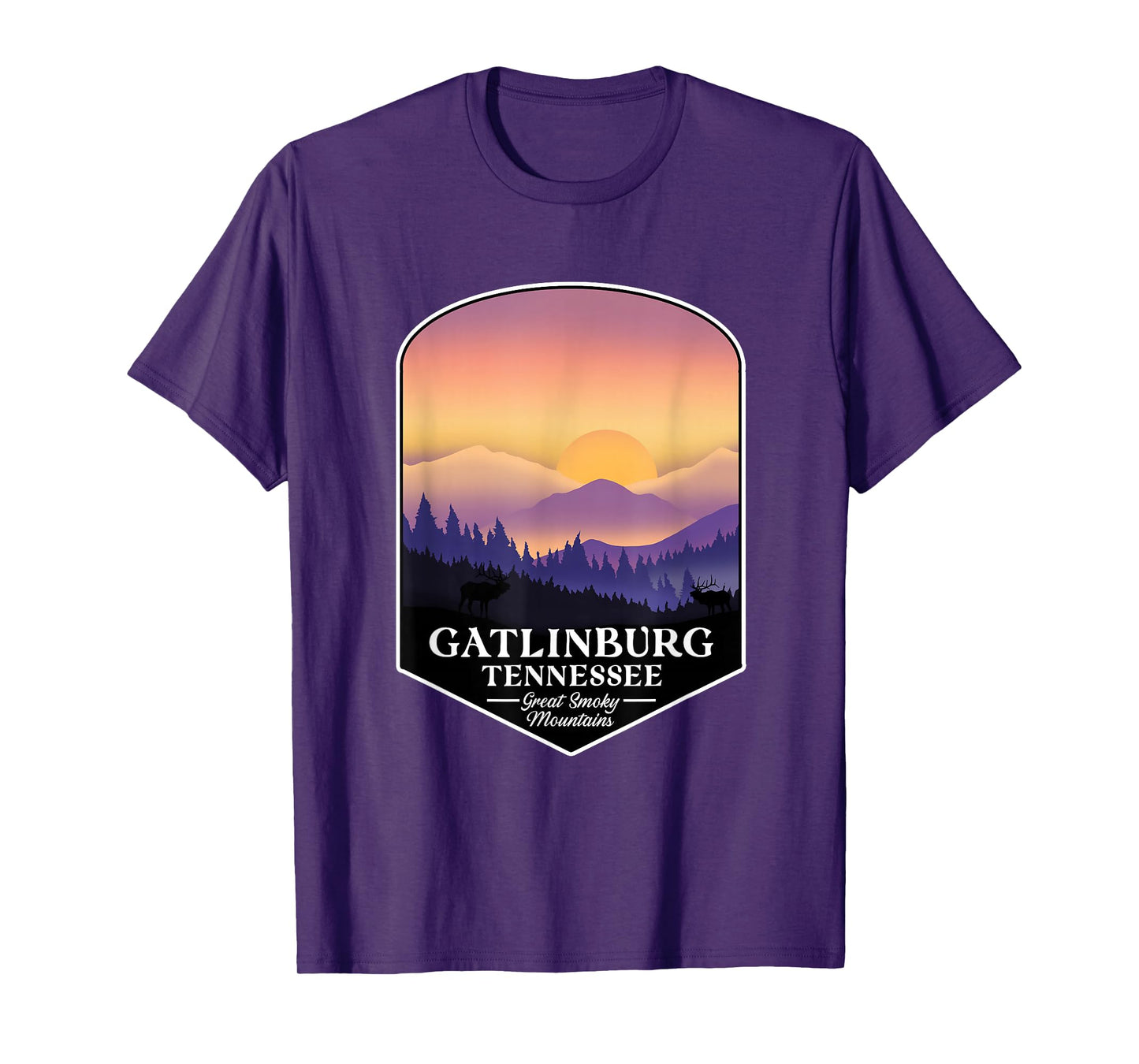 Great Smoky Mountains - Gatlingburg Tennessee Hiking T-Shirt