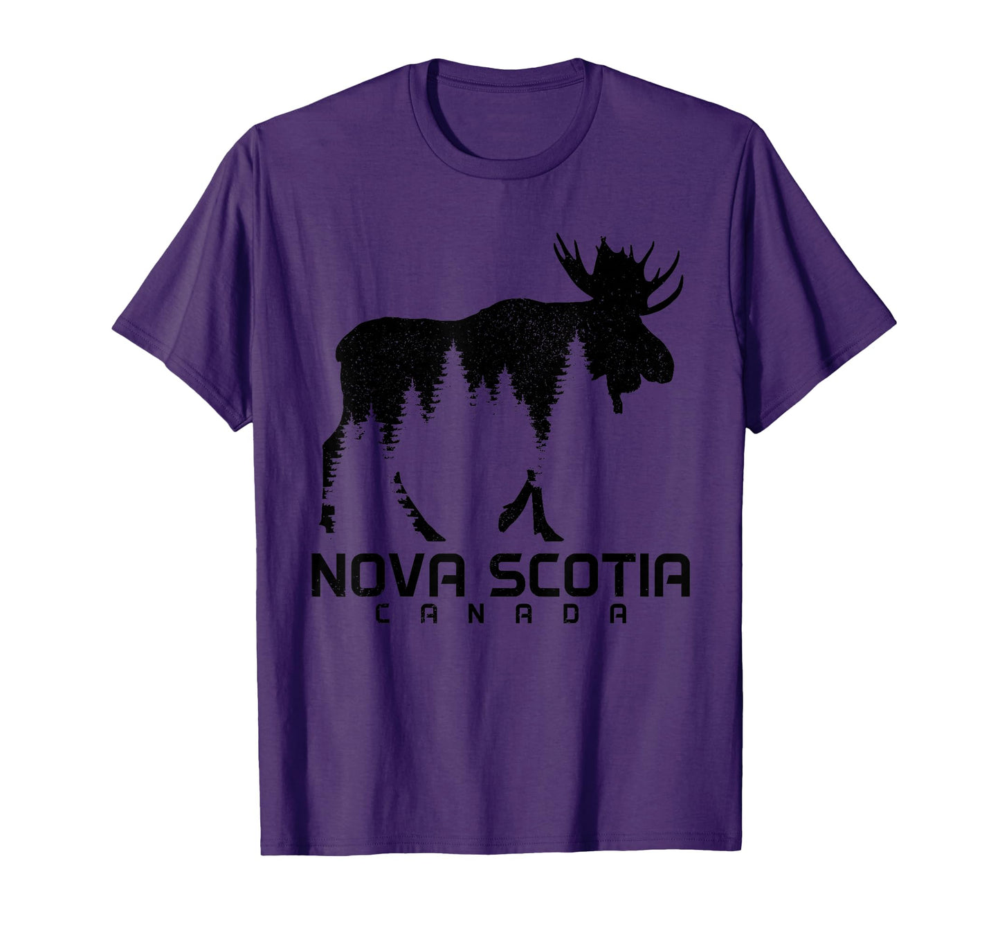 Nova Scotia Canada Vintage Moose Souvenir T-Shirt