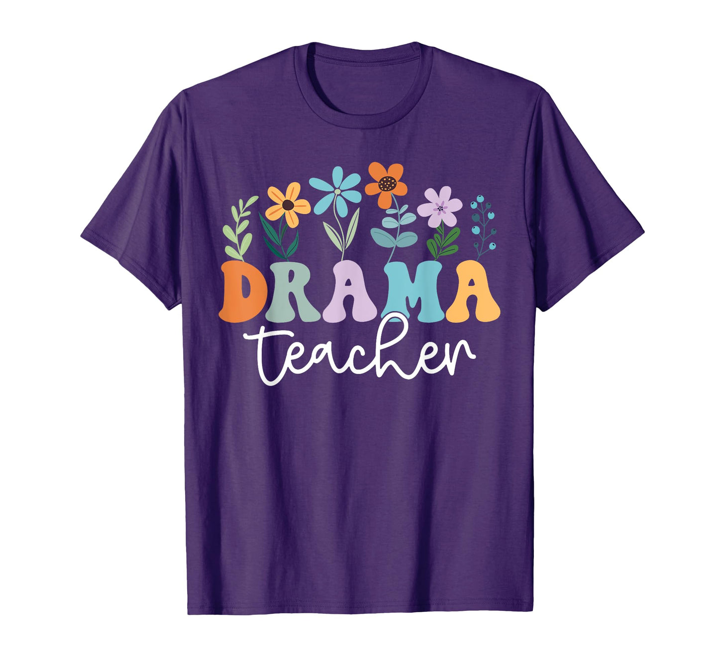Groovy Drama Teacher, Theatre Teacher, Acting Teacher Men Women T-Shirt
