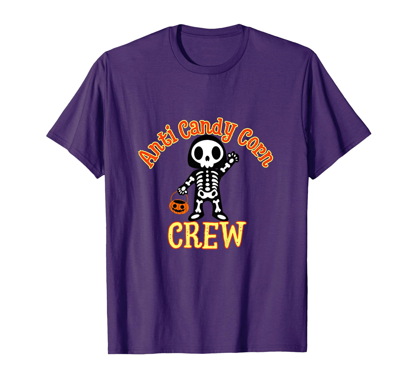 Kids Anti Candy Corn Crew Matching Trick or Treat Halloween T-Shirt