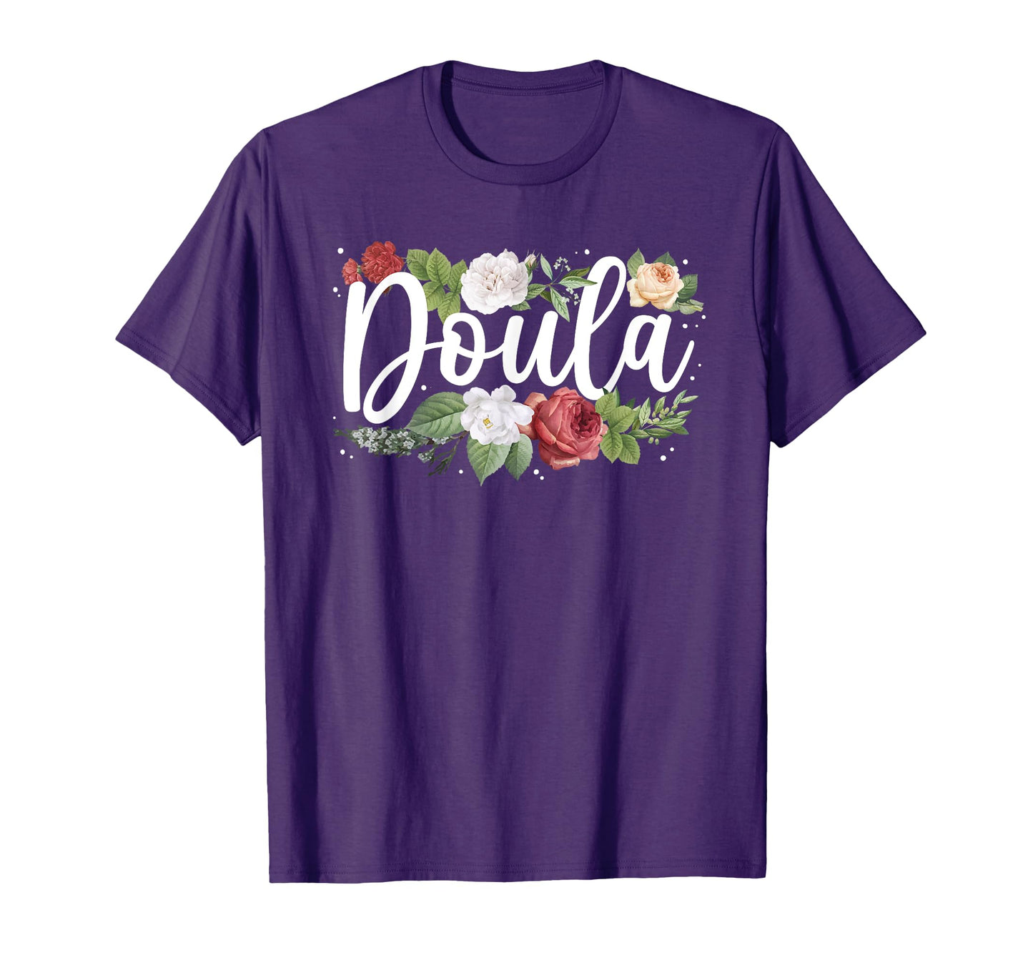Cool Doula Art For Women Mom Midwife Labor & Delivery Doula T-Shirt