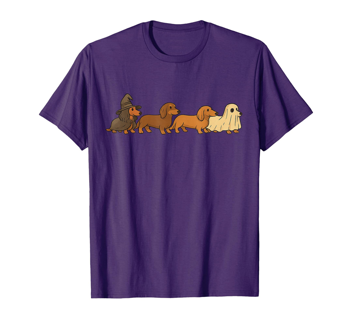 Dachshund Happy Halloweiner Funny Halloween Dogs Lover T-Shirt