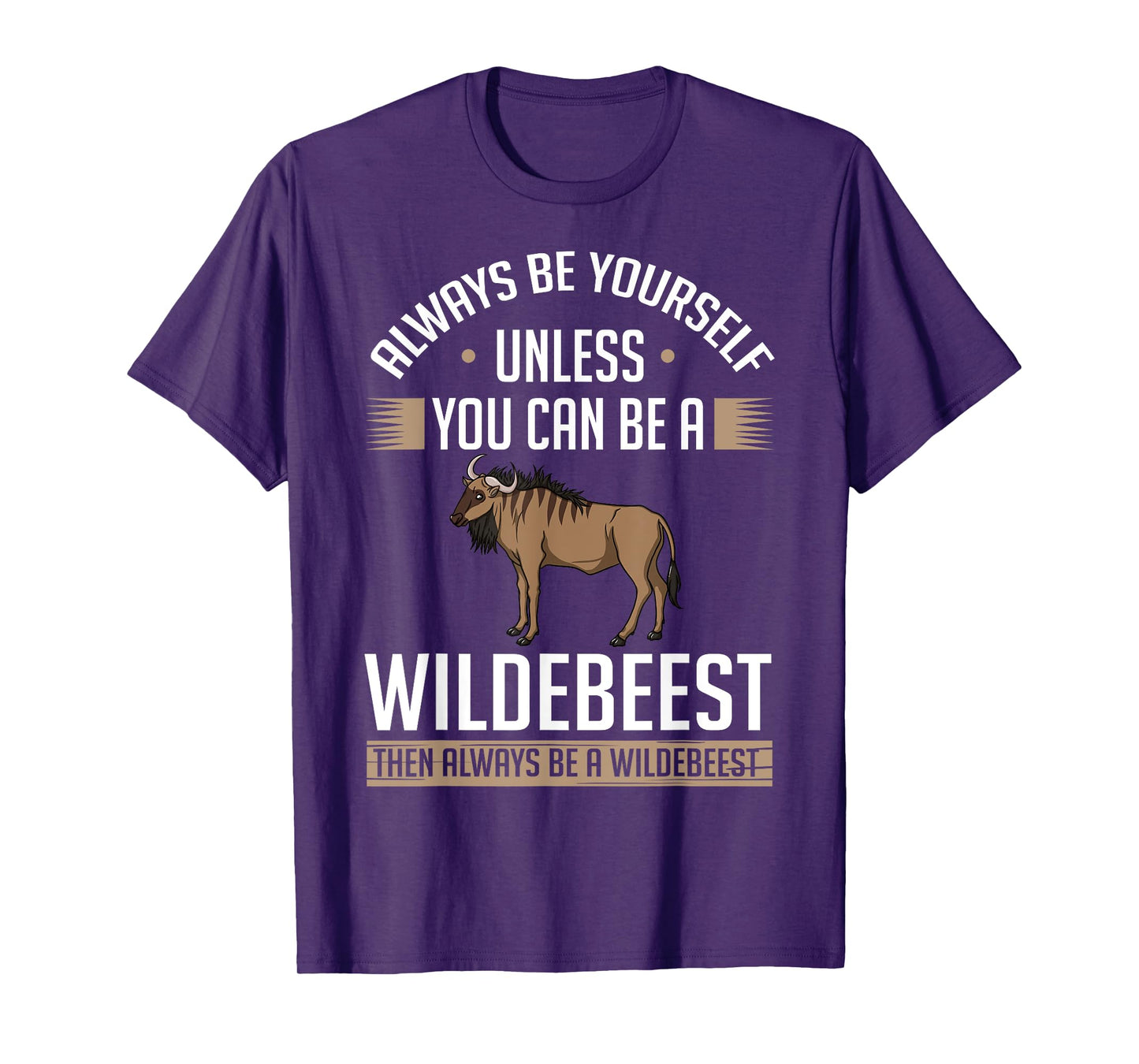 Blue Wildebeest Gnu Animal Antelope T-Shirt