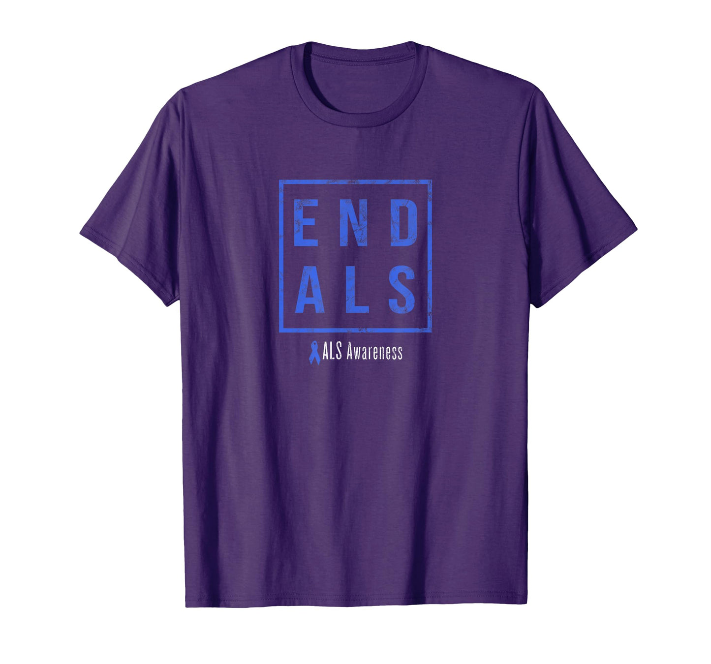 END ALS, Distressed ALS Awareness T-Shirt