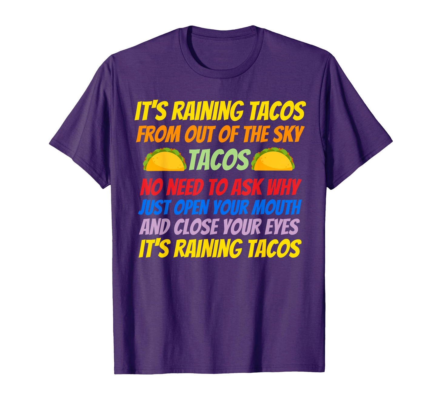 Fun kids it's raining tacos T-Shirt