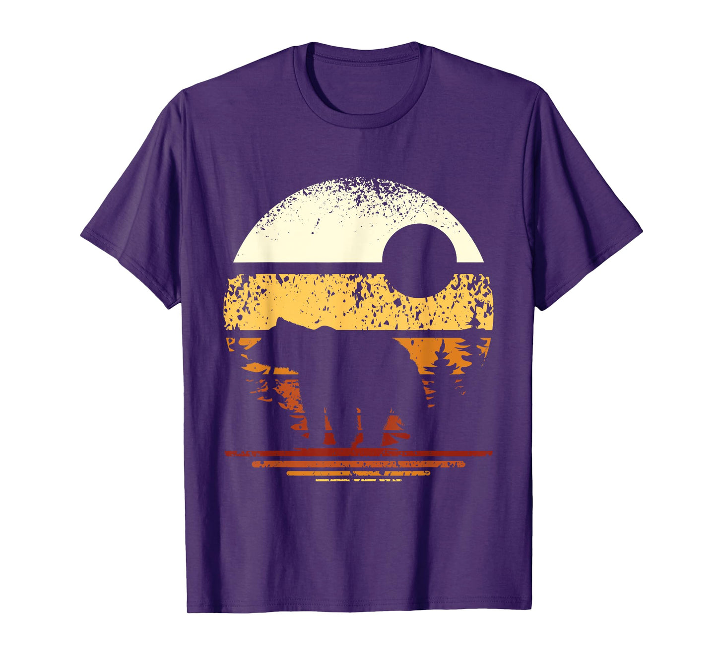 Retro Forest Bear T-Shirt