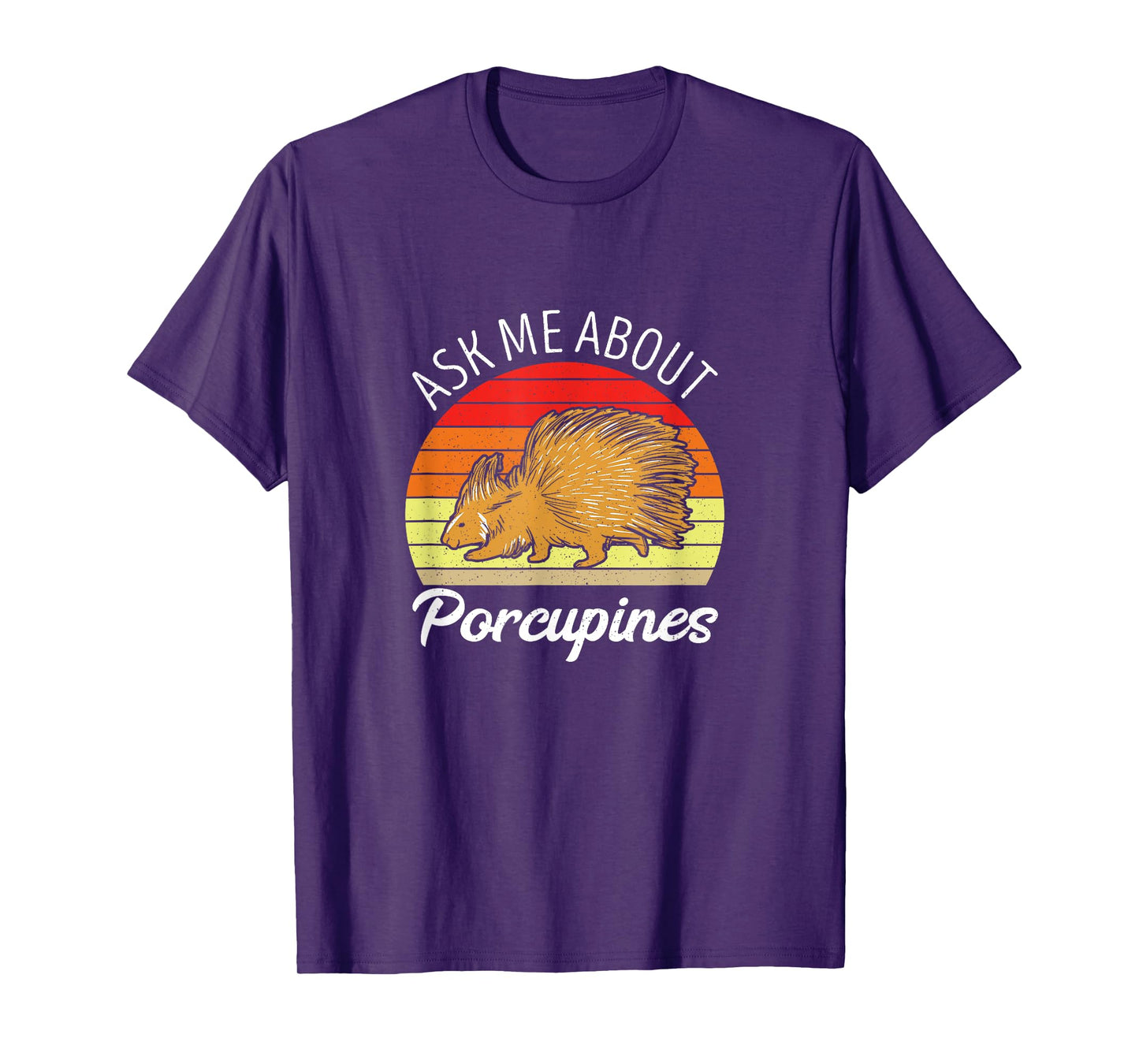 Porcupine Ask Me About Expert Lover Nature Animal Rodent T-Shirt