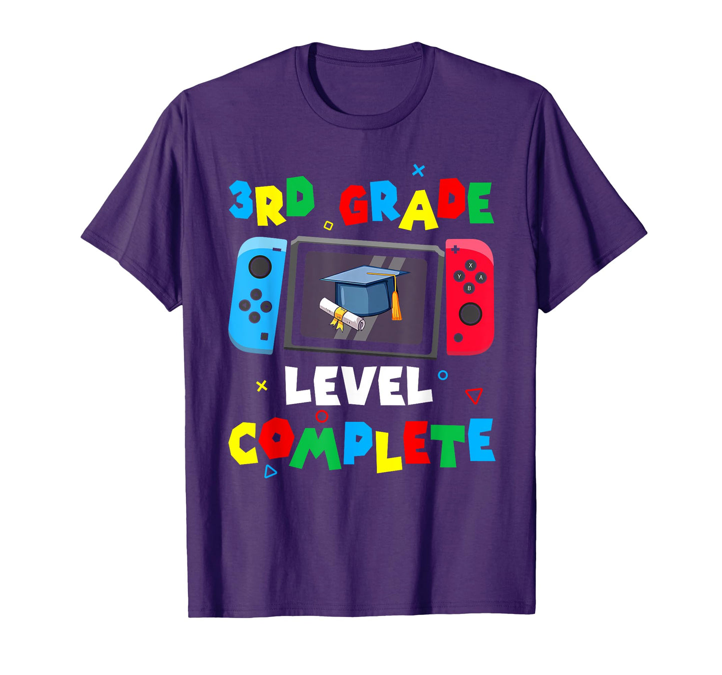 Game Controller Level 3rd Grade Complete Boys Graduation T-Shirt