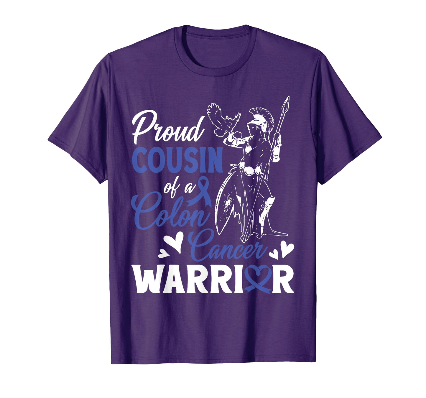 Proud Cousin Of A Colon Cancer Warrior Support Love Proud T-Shirt
