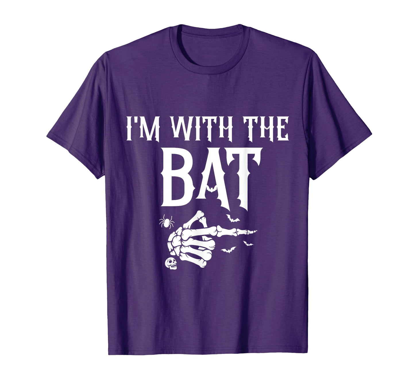 I'm with The bat Funny Matching Couple Costume Halloween T-Shirt