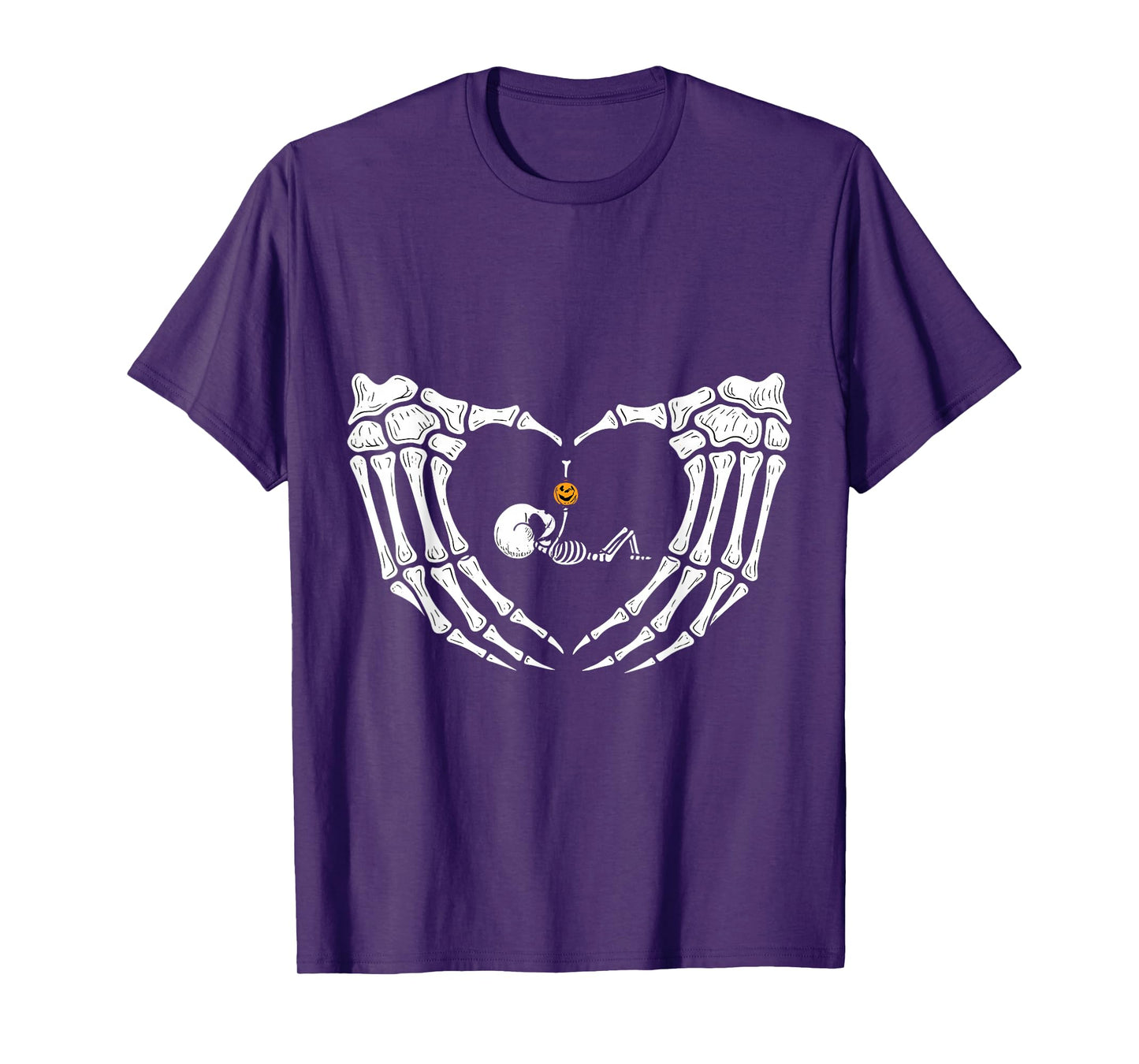 Skeleton Baby Motherhood Halloween Pregnancy Tee T-Shirt