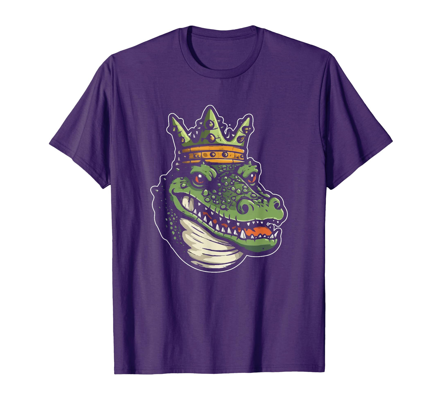 Alligator Crown Cute Crocodile Wildlife Animal King T-Shirt