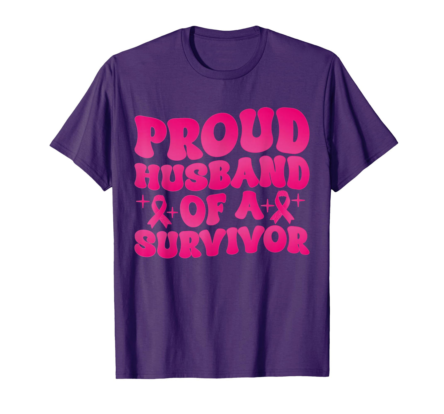 Proud Husband of A Survivor Breast Cancer Awareness Month T-Shirt