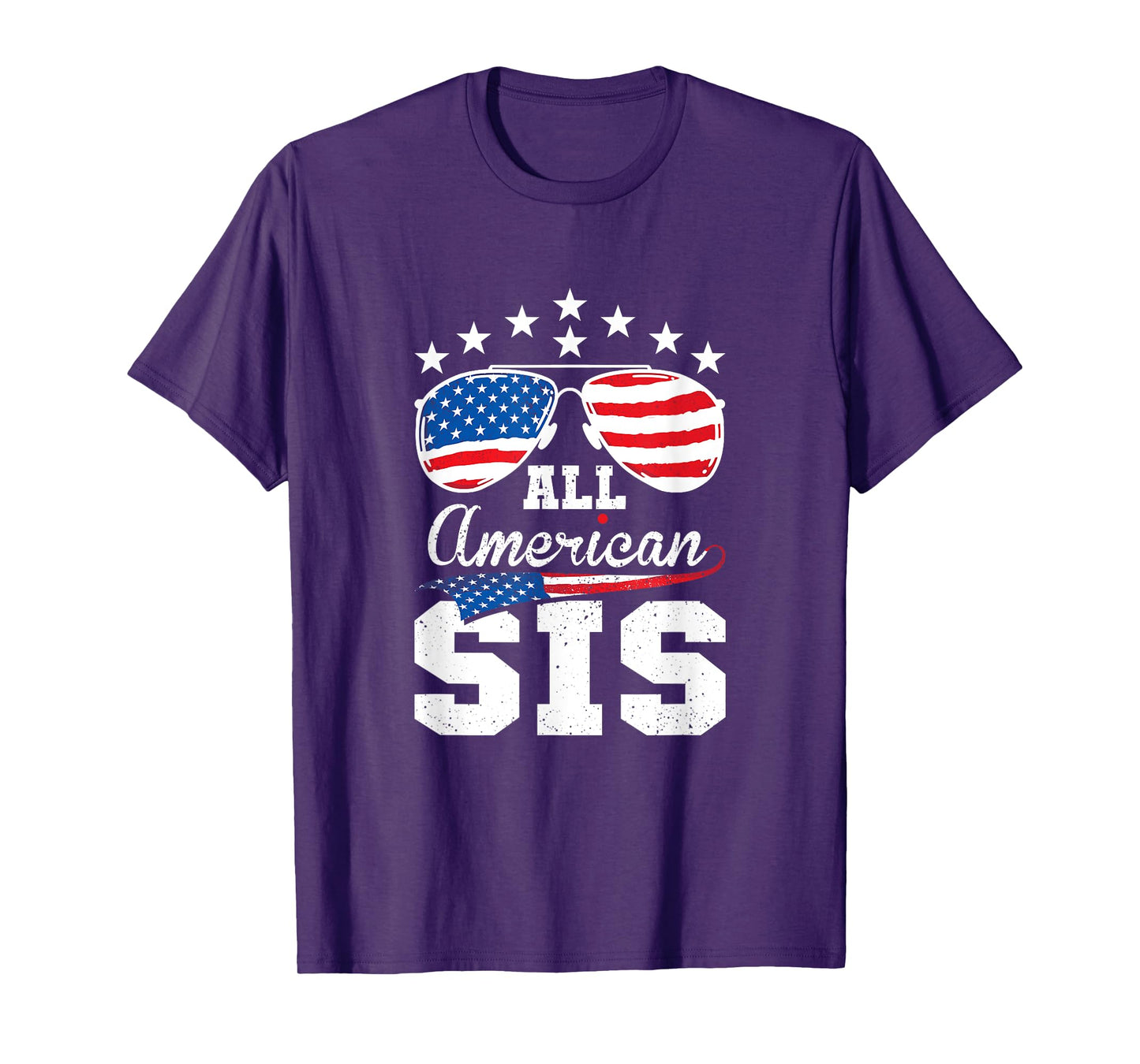 All American Sis 4th of July Matching Family T-Shirt
