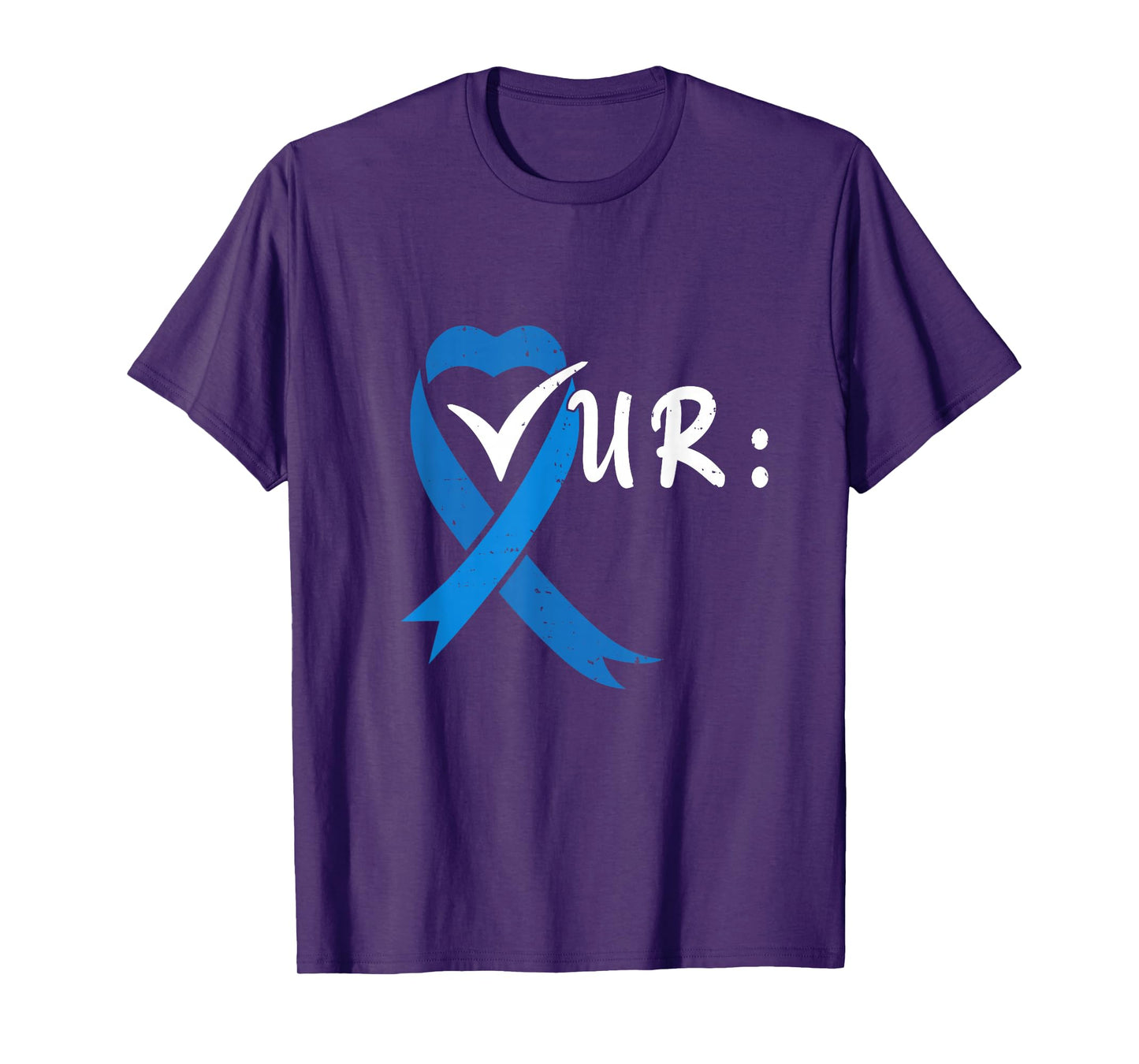 Check Your Colon Colonoscopies Colon Cancer Awareness T-Shirt