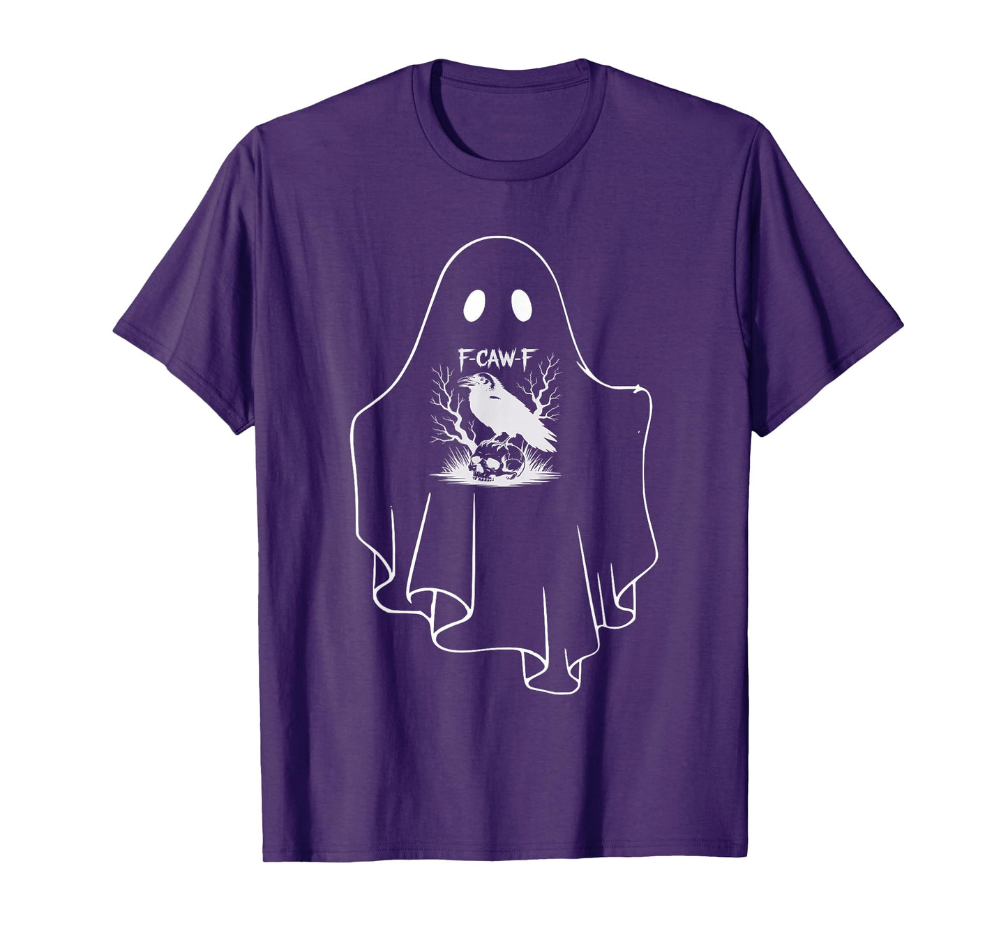 Funny Ghost Wears Popular F-CAW-F Trendy Design T-Shirt