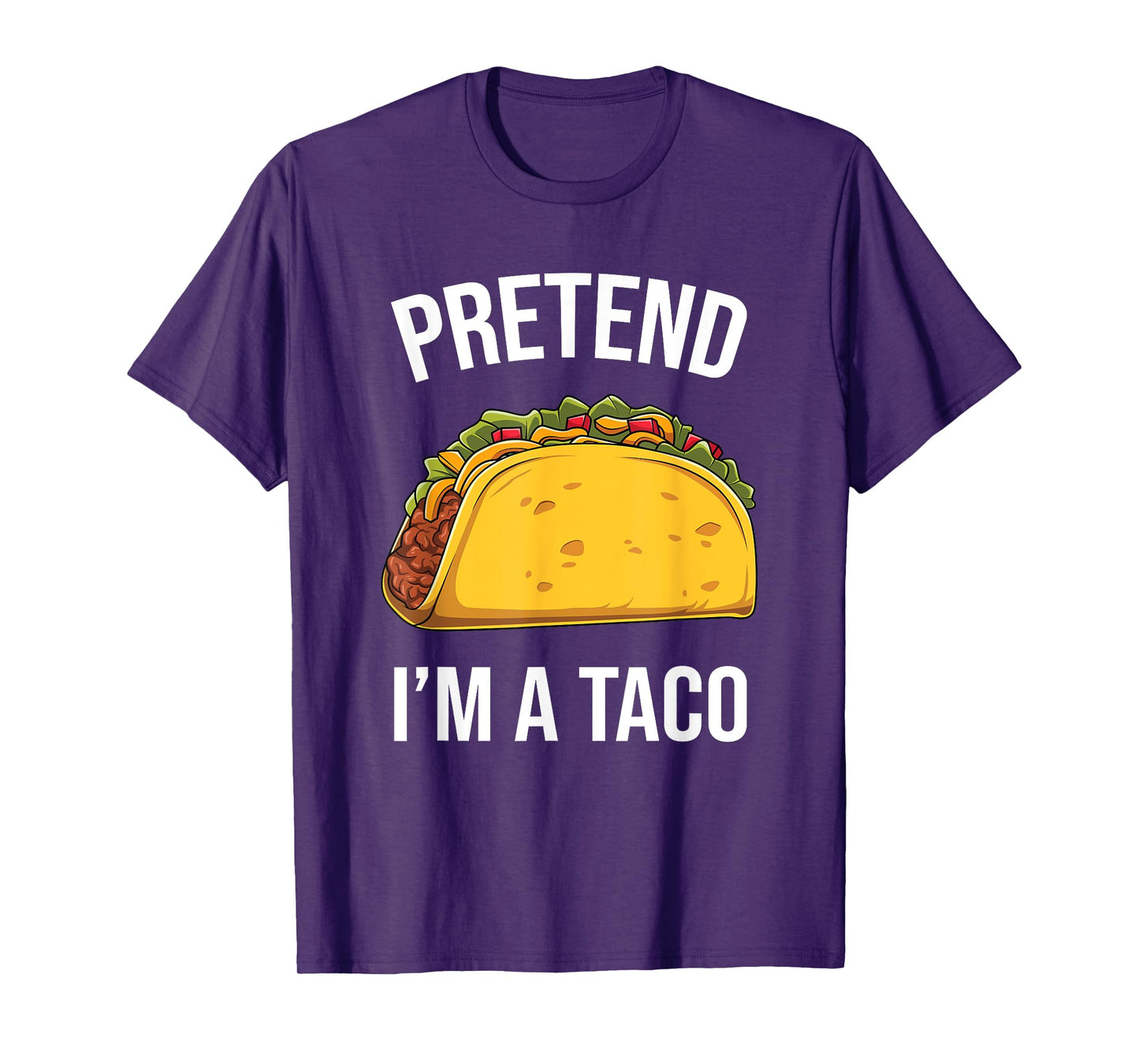 Funny Pretend I'm A Taco Easy Mexican Food Costume T-Shirt