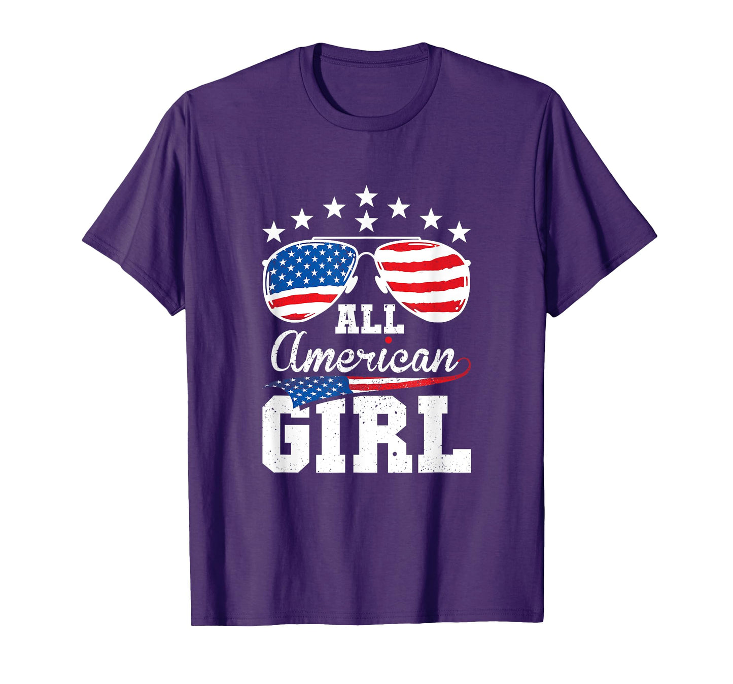 All American Girl 4th of July Matching Family T-Shirt