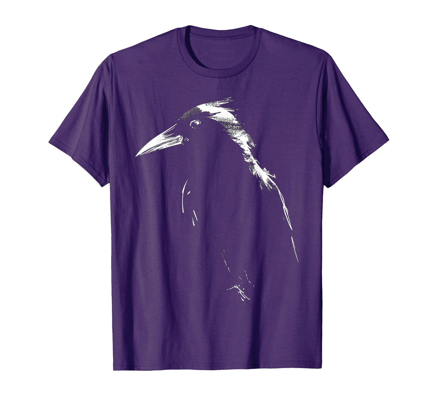 Raven Drawing Animal Art Bird Crow T-Shirt