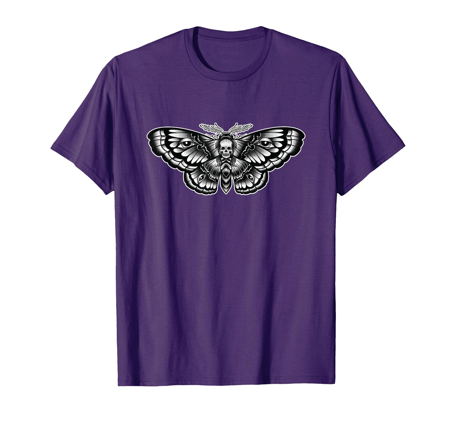 Death Head Moth Tattoo art-Inspired Symbolic T-Shirt
