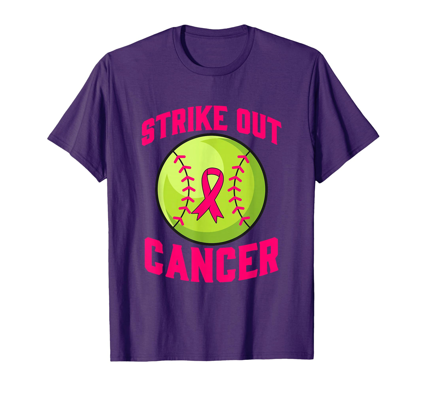 Strike Out Breast Cancer Awareness Softball Fighters T-Shirt