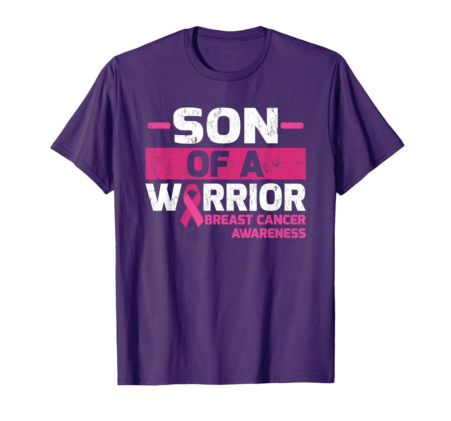 Son Of A Warrior Breast Cancer Awareness T-Shirt