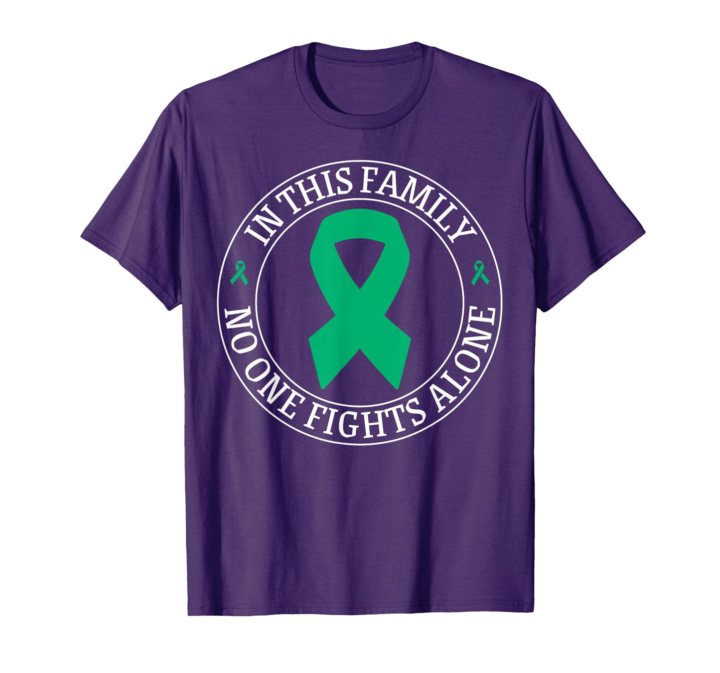 In This Family No-one Fight Alone Liver Cancer Awareness T-Shirt
