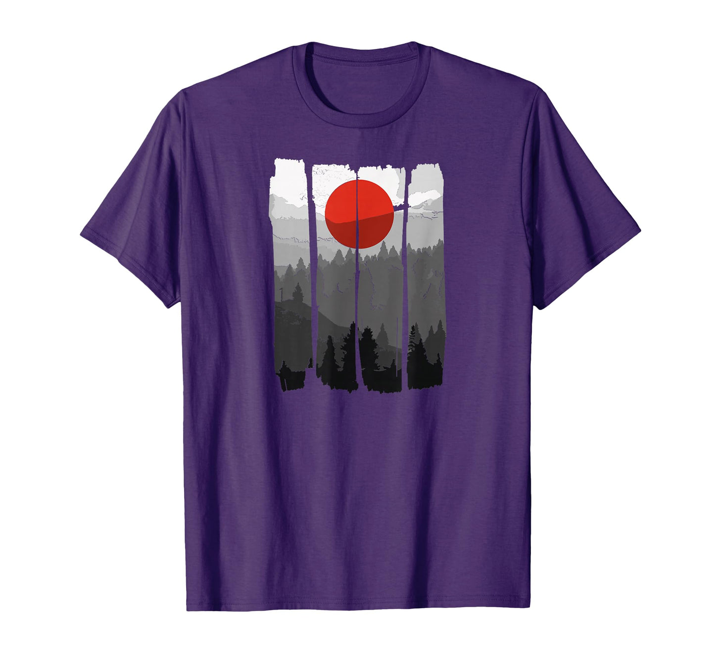 Japanese Sunrise Art Nature Japan Holiday T-Shirt