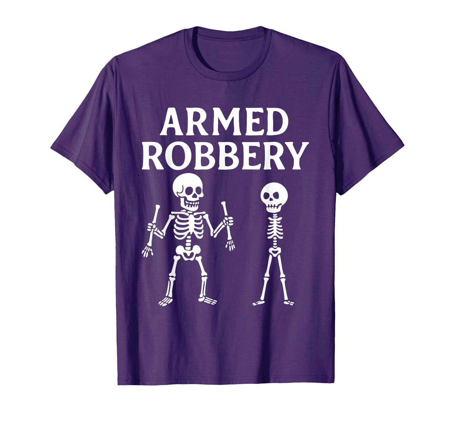 Funny Skeleton Pun Armed Bones Joke Halloween Humor Costume T-Shirt
