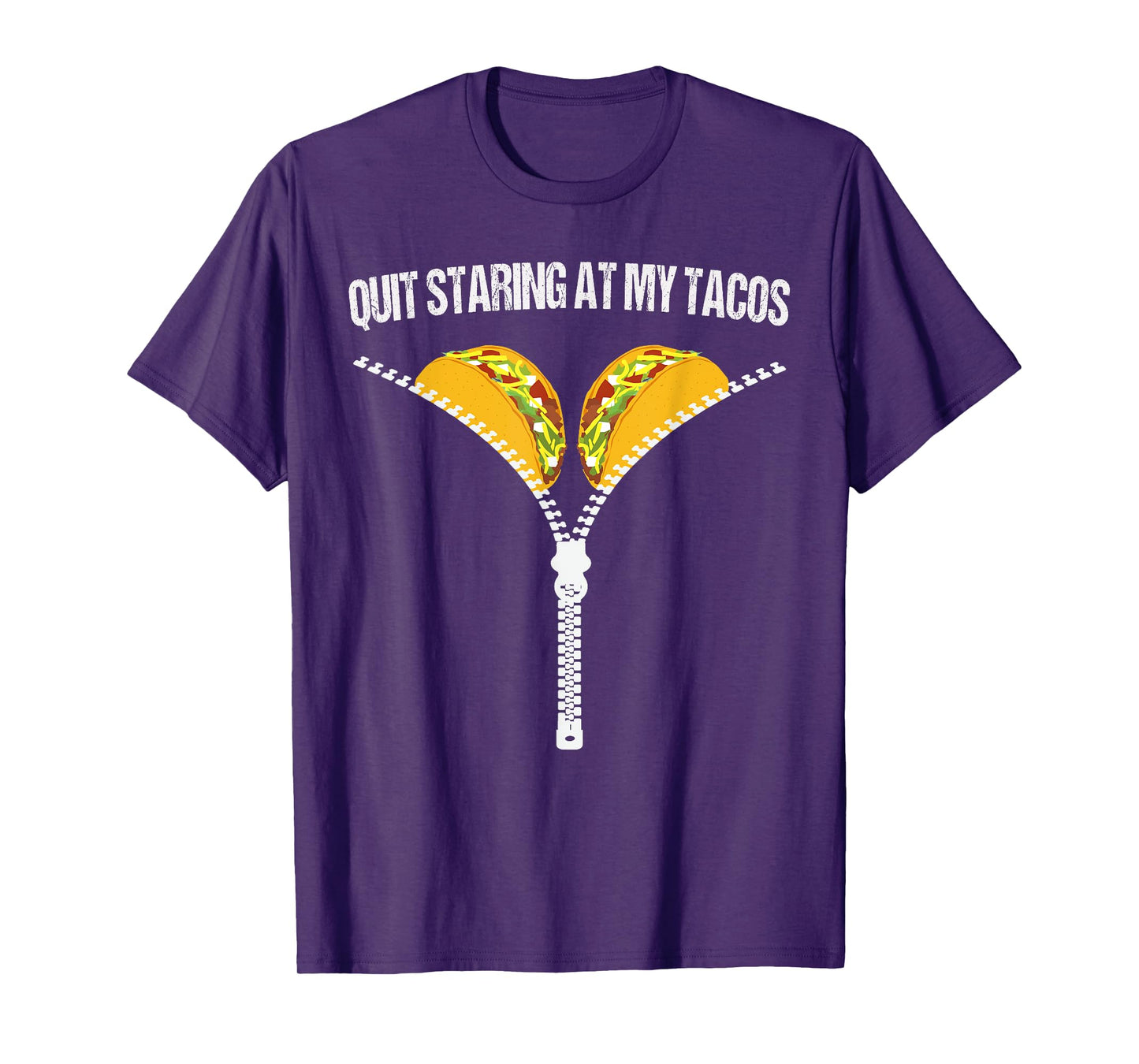 Funny Mexican Quit Staring At My Tacos Fiesta Cinco De Mayo T-Shirt