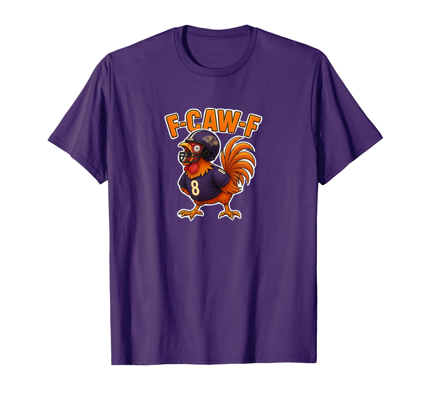 Funny F-CAW-F Chicken Football Fan T-Shirt T-Shirt