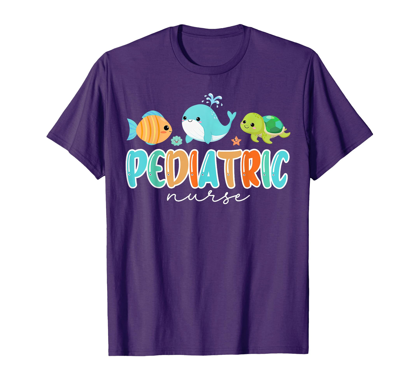 Cute Ocean Sea Summer Pediatric Nurse PEDS RN Pediatrician T-Shirt