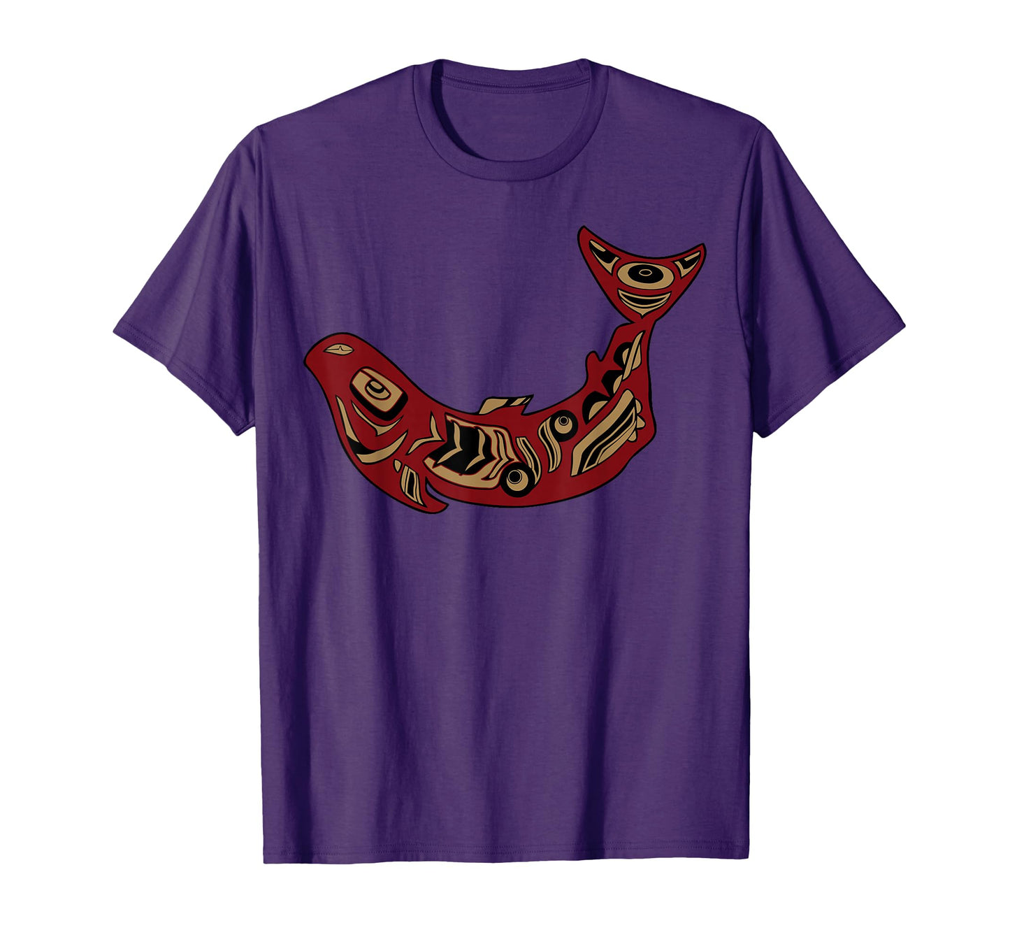 Native American Indian Salmon Fish Totem Pacific Northwest T-Shirt