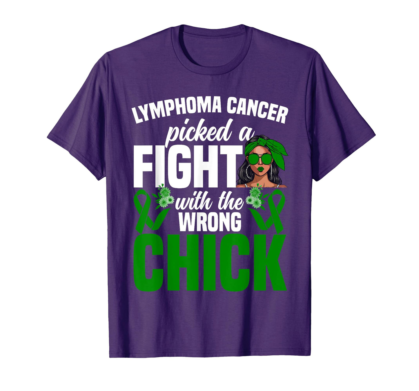 Lymphoma Cancer Awareness Girls Survivor Lymphoma Cancer T-Shirt
