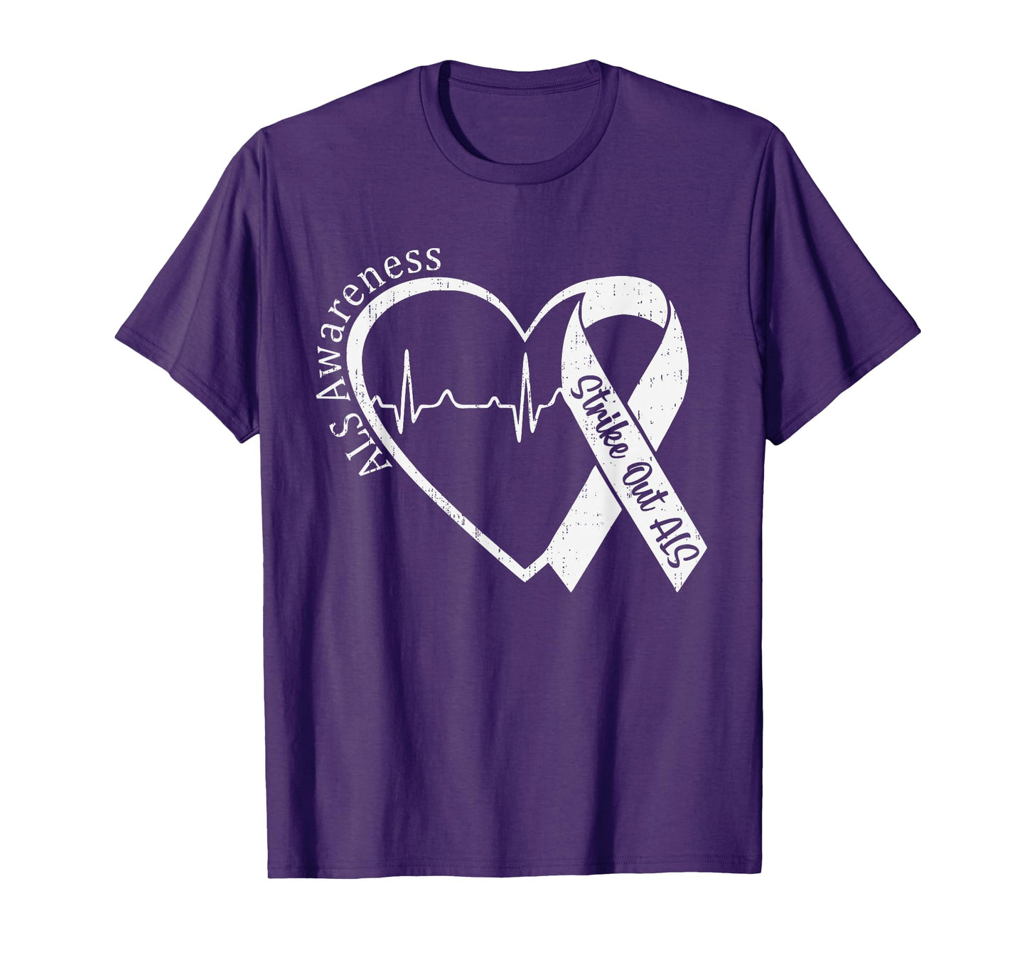 Amyotrophic Lateral Sclerosis ALS Awareness Warrior Support T-Shirt
